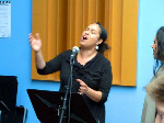 Christine Anu Hot Gospel rehearsal